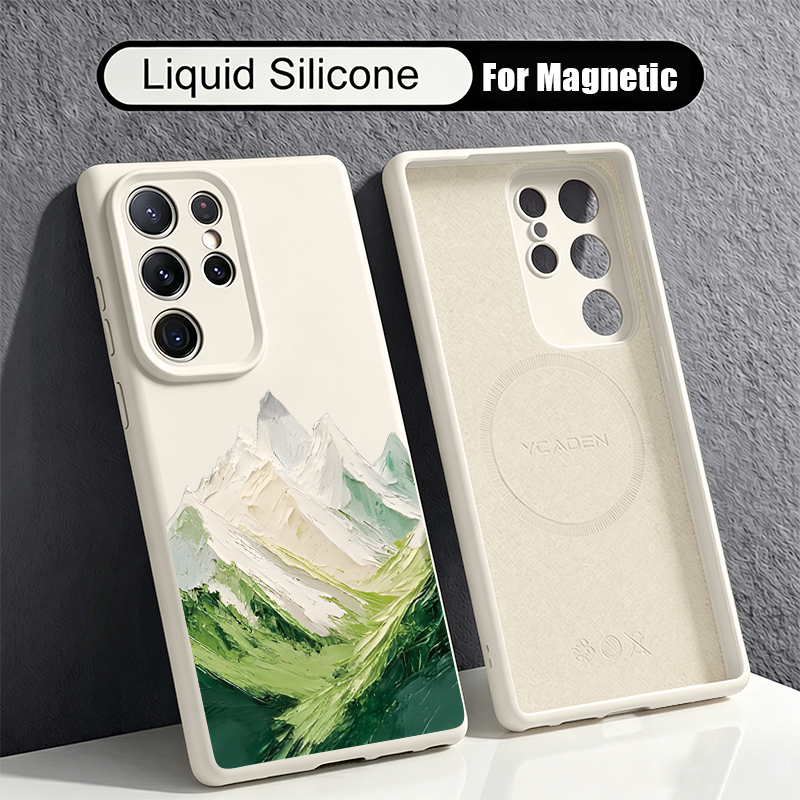 液体シリコン製マグネット式スマホケース Samsung Ga - Liquid Silicone Magnetic Phone Case のレビューと価格