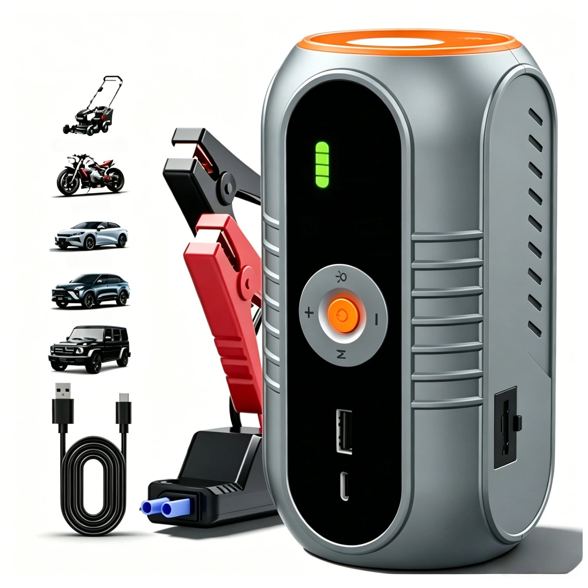 車用ジャンプスターター、エアコンプレッサー付きジャンプスター - Power Banks のレビューと価格