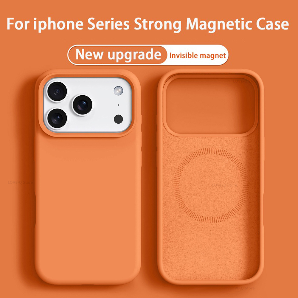 オリジナルマグネット式MagSafe対応iPhoneケース  - Liquid Silicone Magnetic Phone Case のレビューと価格