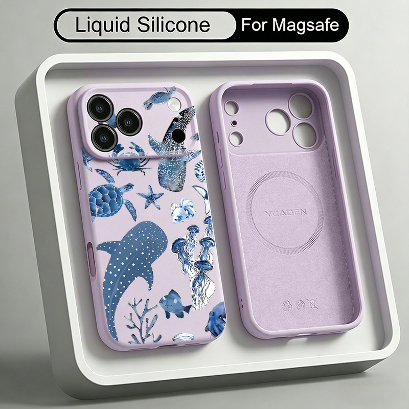 磁気液体シリコン製iPhoneケース iPhone 17 P - Liquid Silicone Magnetic Phone Case のレビューと価格