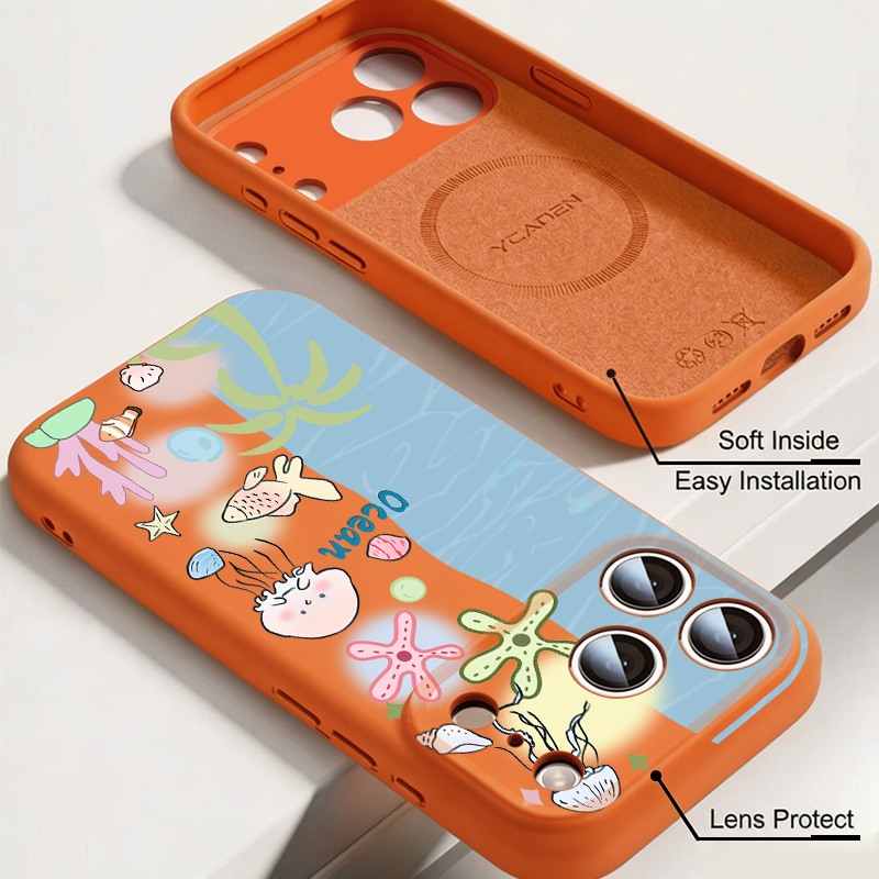 磁気液体シリコン製iPhoneケース iPhone 17 P - Liquid Silicone Magnetic Phone Case のレビューと価格