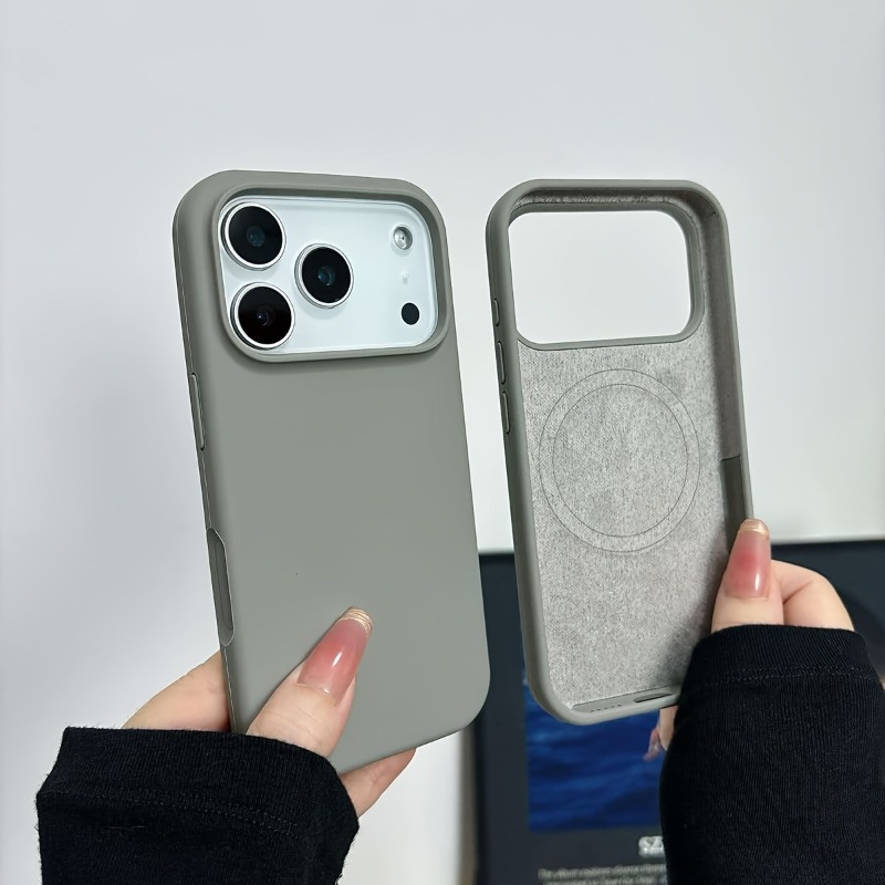 iPhone 18 Pro Max、17、16、15、14、 - Liquid Silicone Magnetic Phone Case のレビューと価格