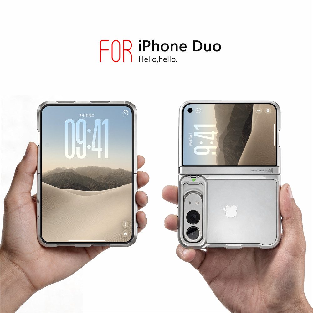 スタイリッシュなデザインの折りたたみ式メタルフレーム。iPh - Metal Bumper Aluminum Frame Case のレビューと価格