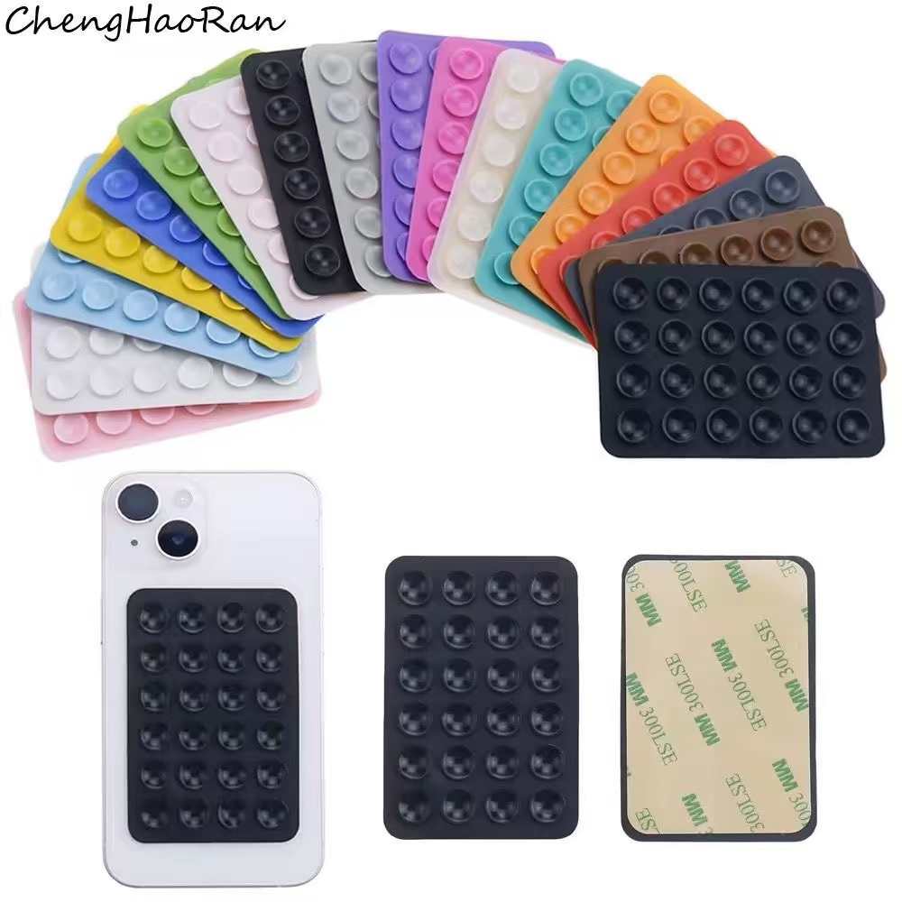 シリコン吸盤式スマホホルダー 正方形 滑り止め背面ステッカー - Phone Cases のレビューと価格