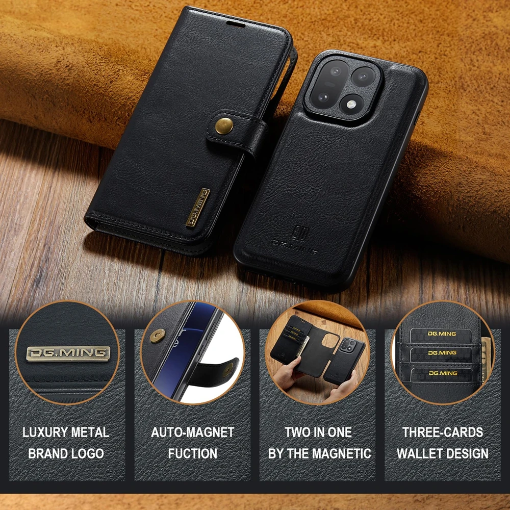OnePlus 11、12、13、15、1+11、1+12、 - Leather Wallet Card Holder Phone Cover のレビューと価格