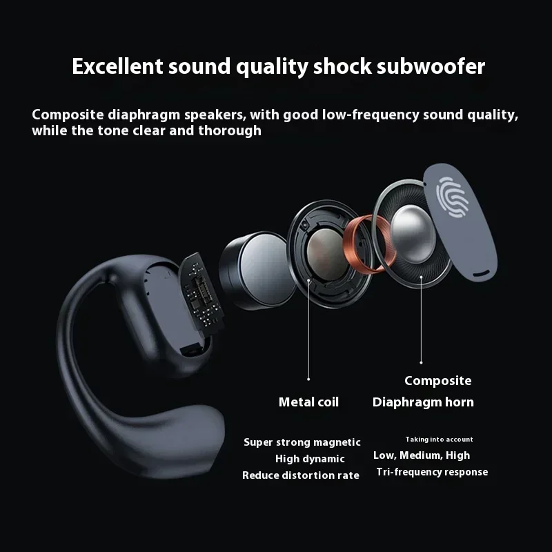 2028 QCY 骨伝導イヤホン スポーツ Bluetoot - Phone Cases のレビューと価格